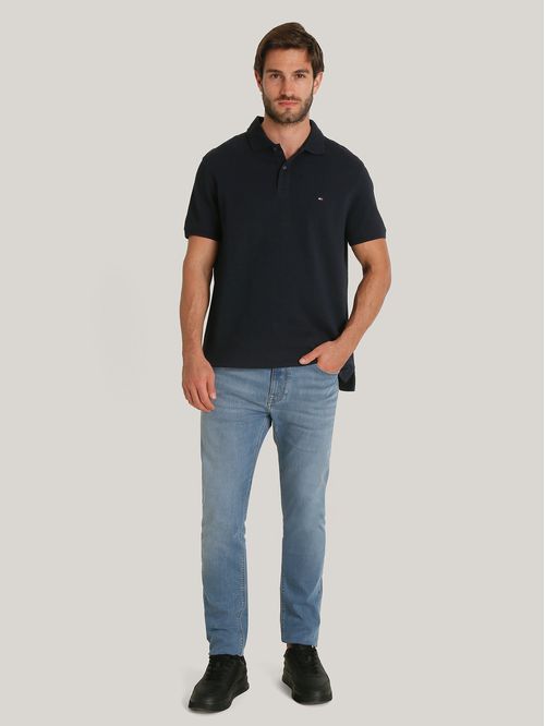 Polo Waffle Con Logo Regular Fit