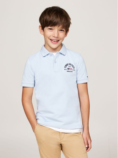 Polo De Niño Logo Flag Regular Fit