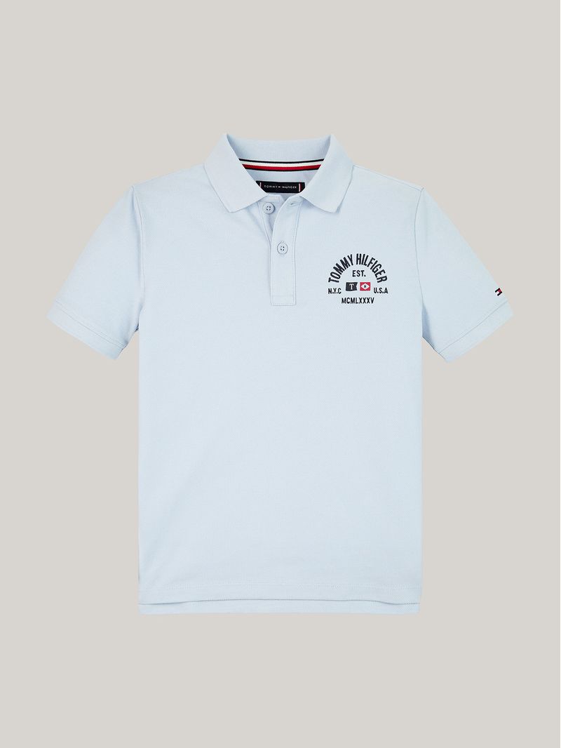 Polo-De-Niño-Logo-Flag-Regular-Fit