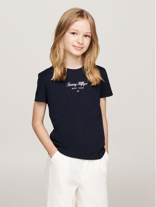 Polera De Niña Con Logo Nyc