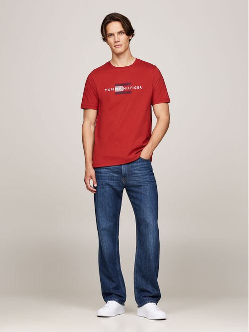 Polera Con Logo Flag Bordado