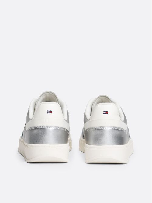 Zapatillas Heritage De Cuero Metalizado