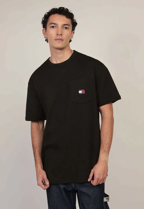 Polera De Corte Regular Con Bolsillo
