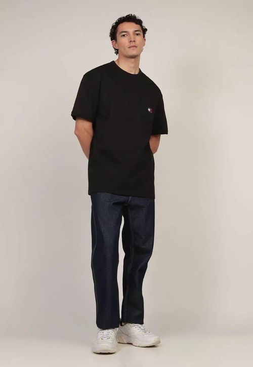 Polera De Corte Regular Con Bolsillo