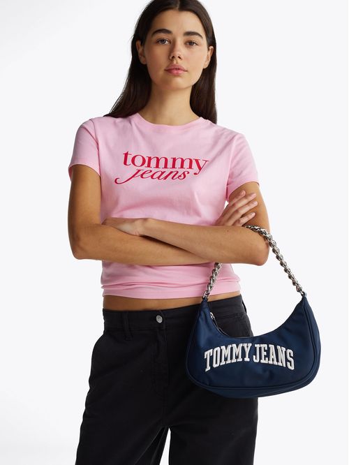 Cartera Iconic Con Correa De Cadena