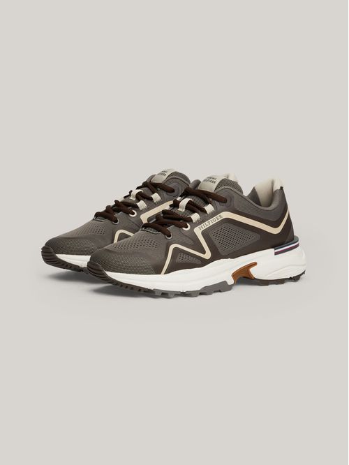Zapatillas Runner Tech Con Logo