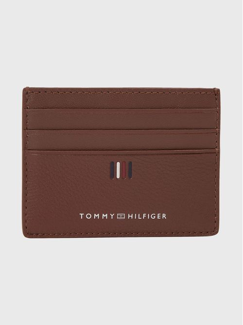 Tarjetero de cuero con logo - TALLA:Talla única