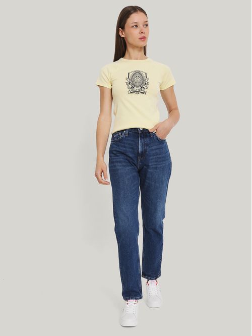 Polera Con Logo De Corte Slim
