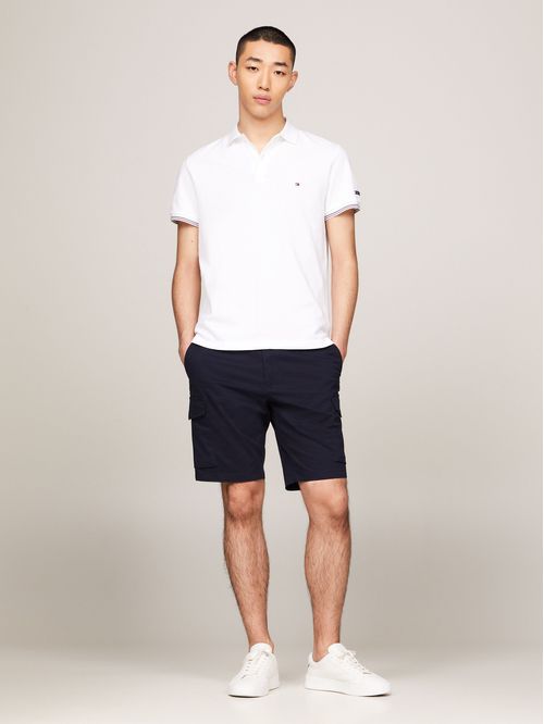 Polo De Corte Slim Con Tapeta A Contraste