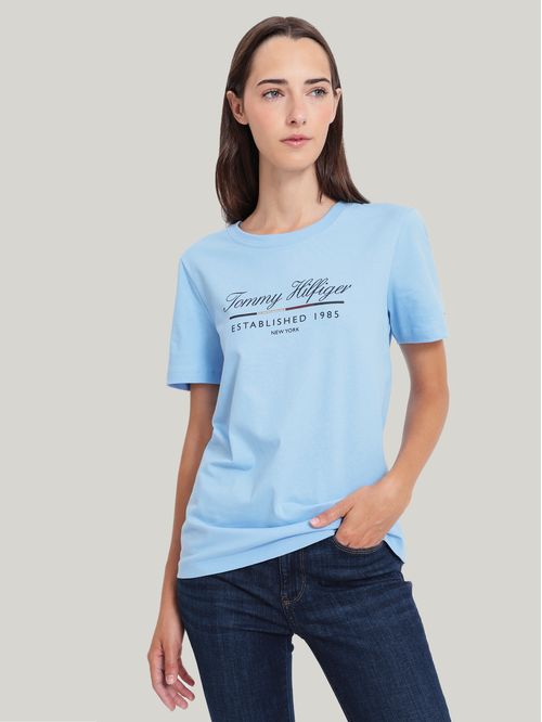 Polera Con Logo Gráfico Script