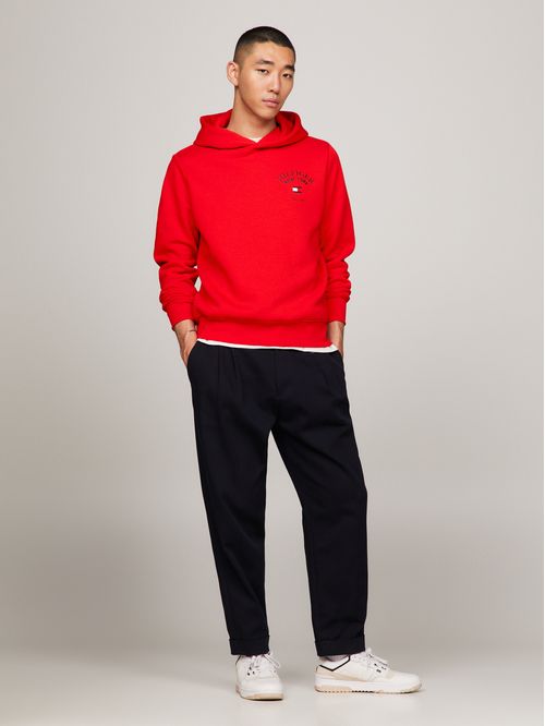 Polerón Hoodie Arched Varsity Logo