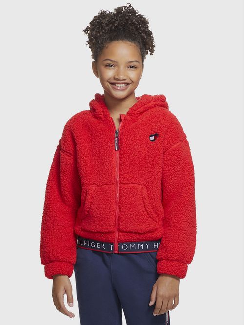 Polerón De Niñas Hoodie Sherpa Solid