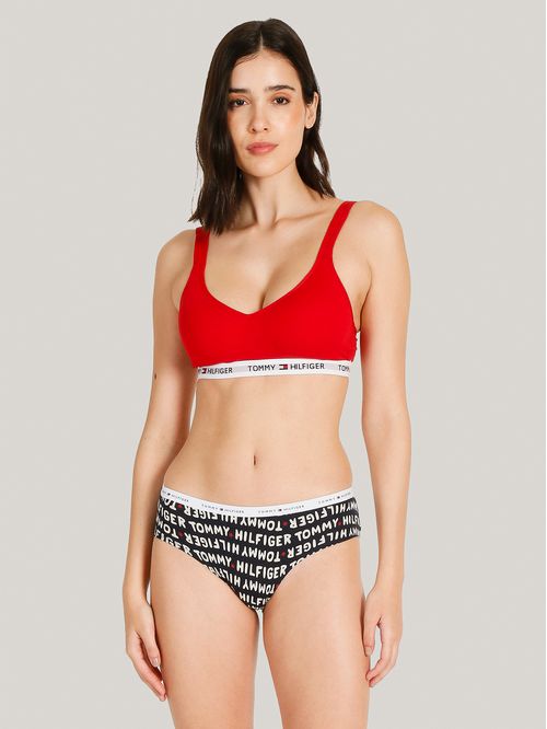 Bralette con logo en la banda elástica
