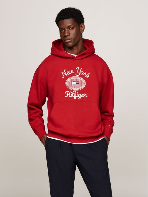 Polerón Hoodie Con Logo Bordado