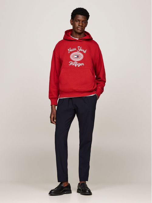 Polerón Hoodie Con Logo Bordado