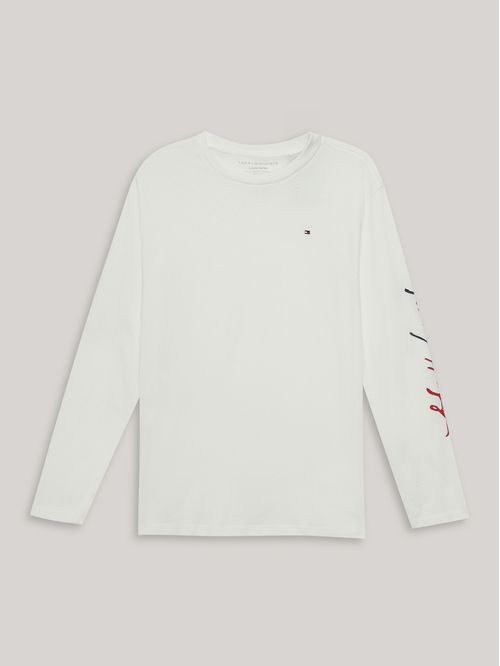 Polera De Niño Con Logo Script