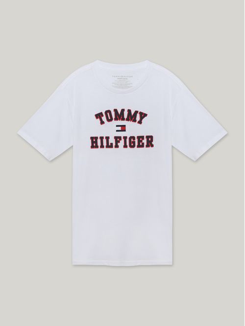 Polera De Niño Varsity Con Logo