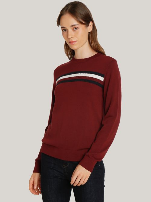 Sweater Global Stripe Con Logo