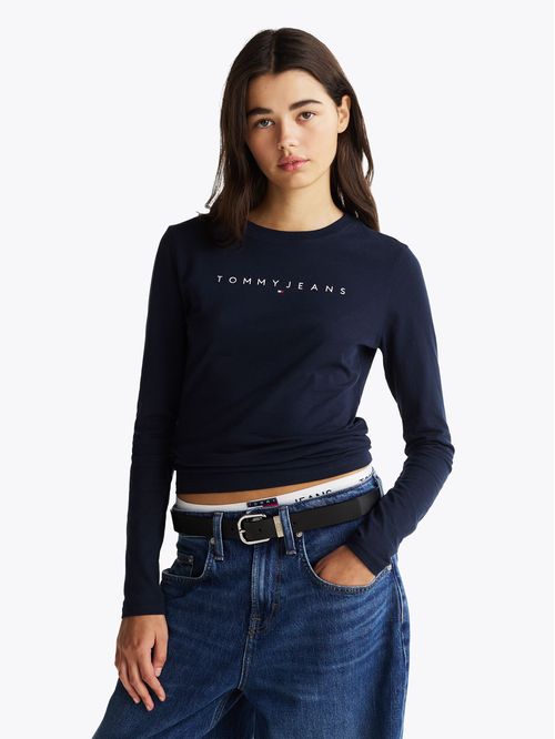 Polera Linear Logo Slim Fit