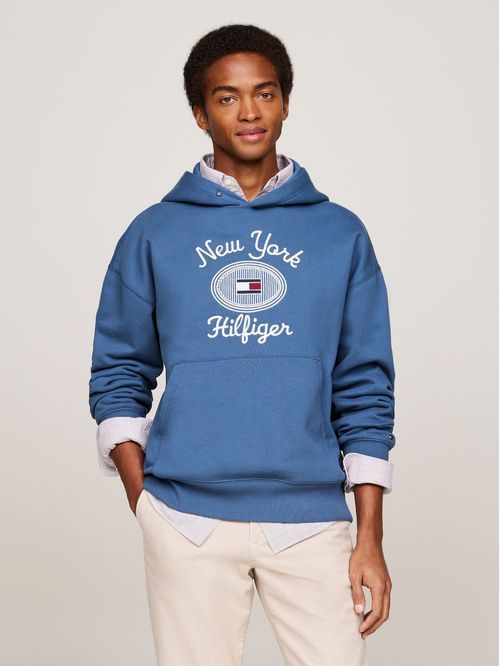 Polerón Hoodie Con Logo Bordado