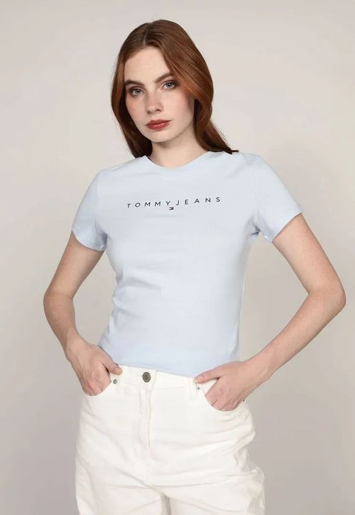 Polera Linear Con Logo Slim Fit