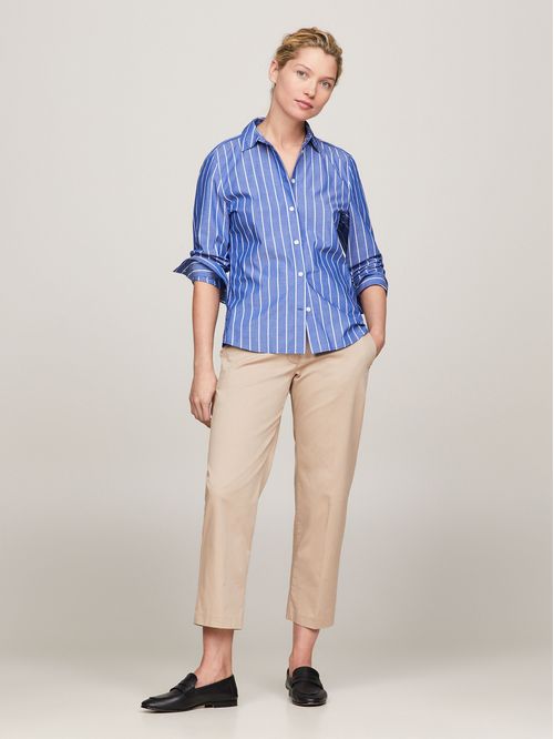 Pantalón Chino De Pernera Recta Slim Fit