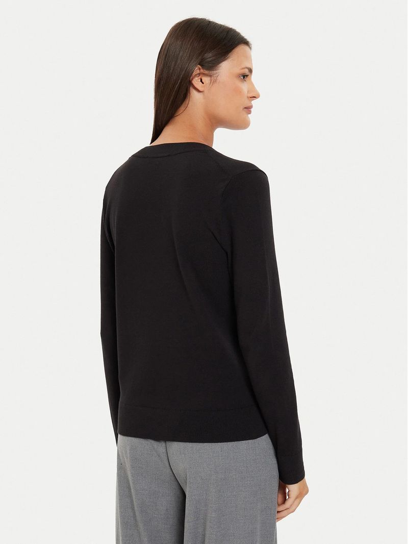 Sweater-Solid-Con-Cuello-En-V