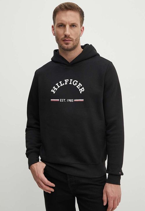 Polerón Con Gorro Y Logo Estampado
