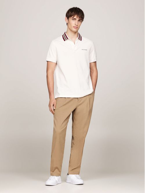 Polo Con Cuello A Contraste Regular Fit