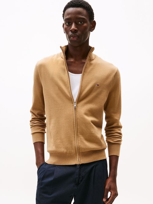 Sweater Essential Cotton Con Cierre