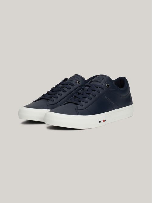 Zapatillas Street De Cuero Con Logo