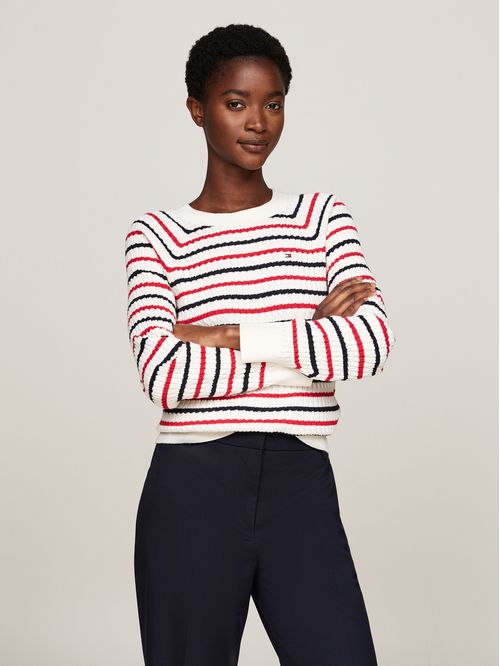Sweater Relaxed De Punto Trenzado