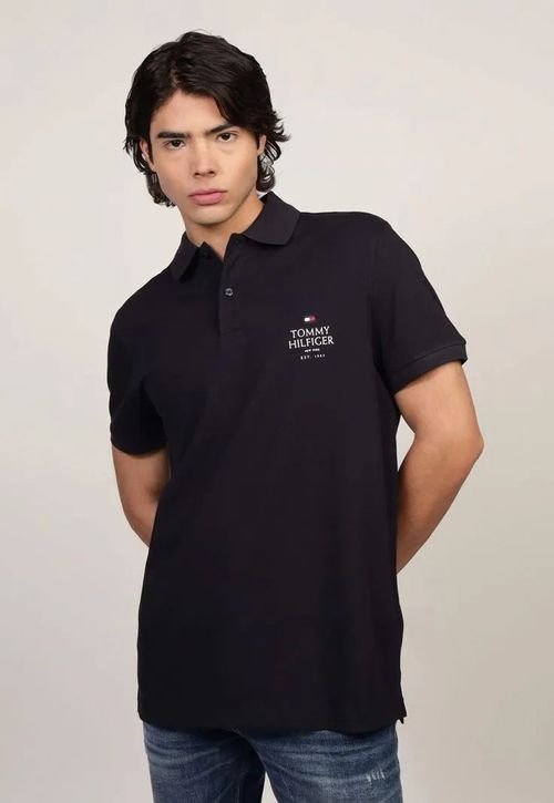 Polo Ic Stack Con Logo Regular Fit