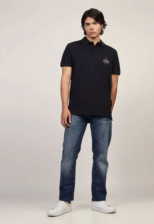 Polo Ic Stack Con Logo Regular Fit