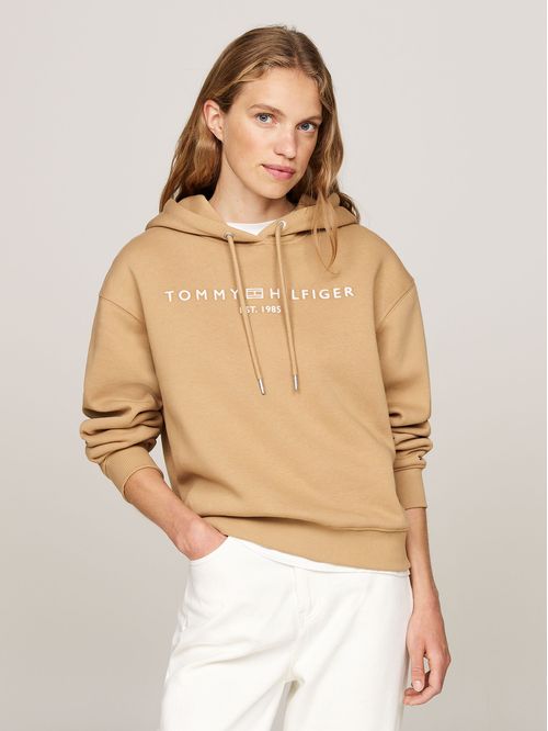 Polerón Hoodie Con Logo Bordado