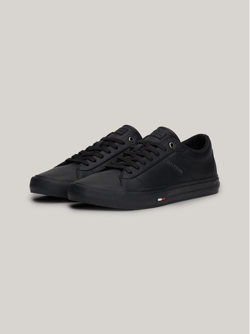 Zapatillas Street De Cuero Con Logo