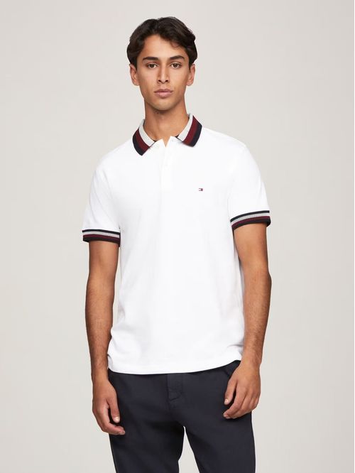 Polo Two Tone Con Logo Regular Fit
