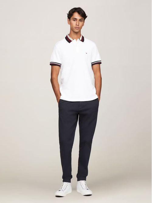 Polo Two Tone Con Logo Regular Fit