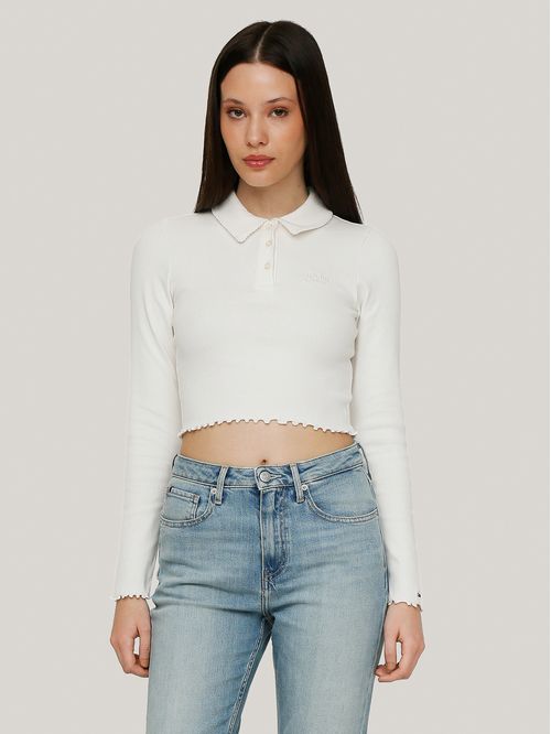 Polo Cropped Slim Fit