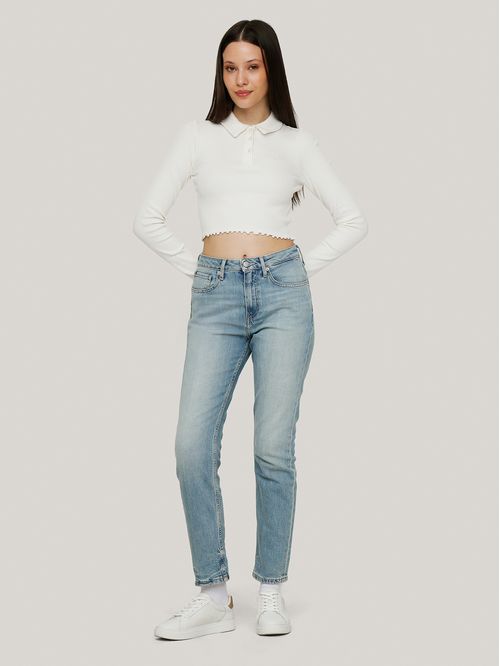 Polo Cropped Slim Fit