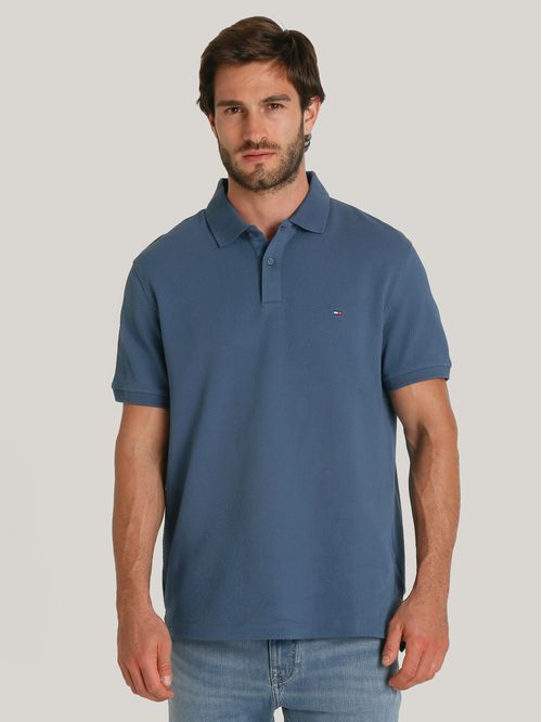 Polo Waffle Con Logo Regular Fit