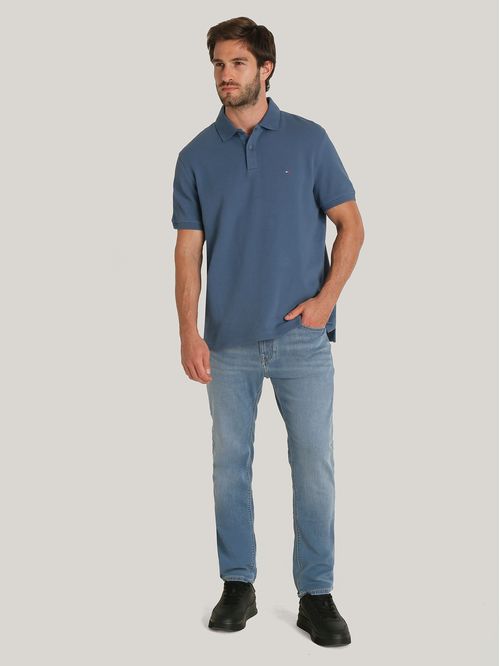 Polo Waffle Con Logo Regular Fit