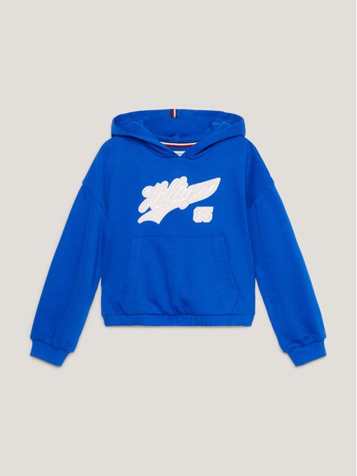 Polerón De Niña Hoodie Varsity Con Logo