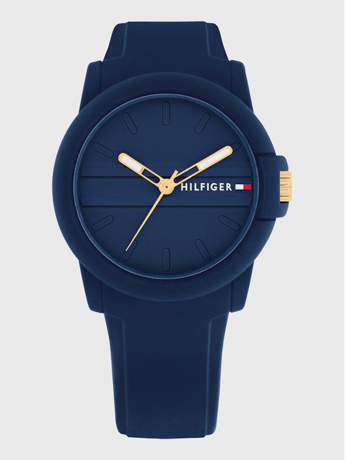 Reloj Women Blue Silicone