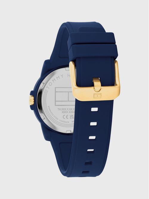 Reloj Women Blue Silicone