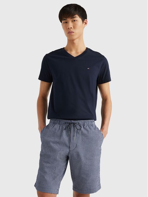 Polera Essential Cotton V-Neck Slim Fit