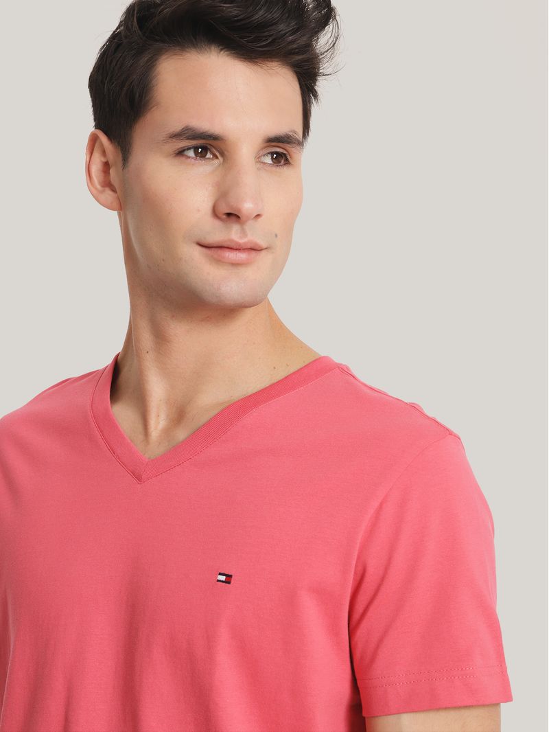 Polera-Essential-Cotton-V-Neck
