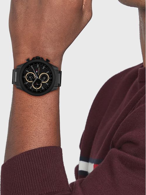 Reloj Clark Con Brazalete Negro
