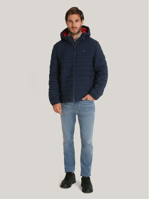 Parka Hoodie Solid Con Cierre