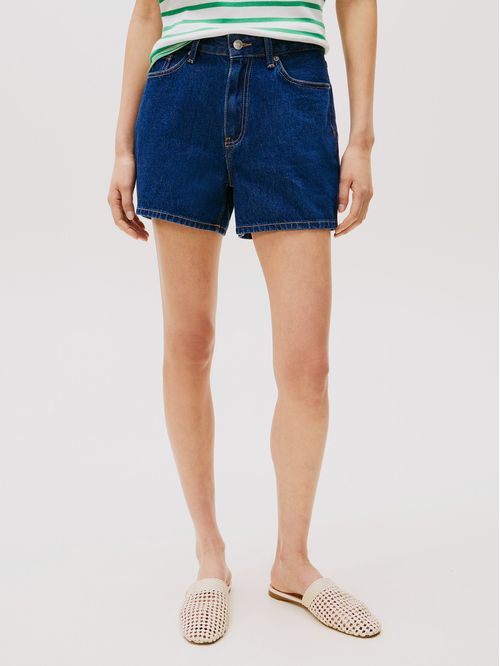 Short Denim De Talle Alto